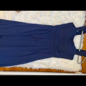 Star Box navy blue bridesmaid dress